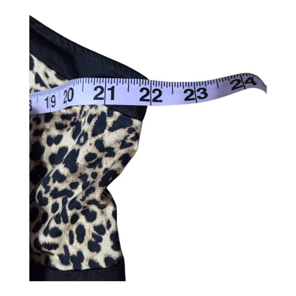 Torrid Sleeveless Peplum Animal Print Top - Picture 5 of 7